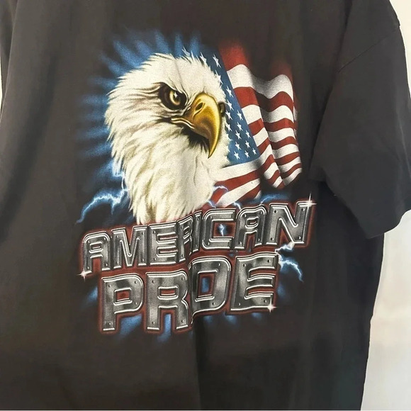 Authentic Wildman Apparel Black “American Pride, United We Stand” T- Shirt Sz 2X - Picture 2 of 8